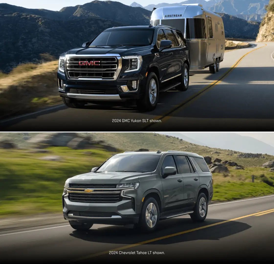 2024 GMC Yukon Vs 2024 Chevy Tahoe SUV Comparison
