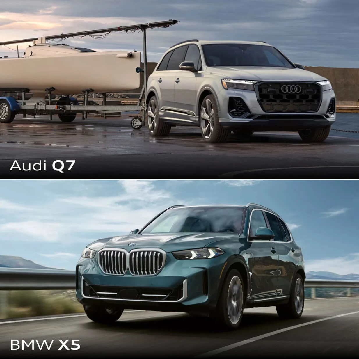 2026 Audi Q7 Vs BMW X5 Side By Side Comparison