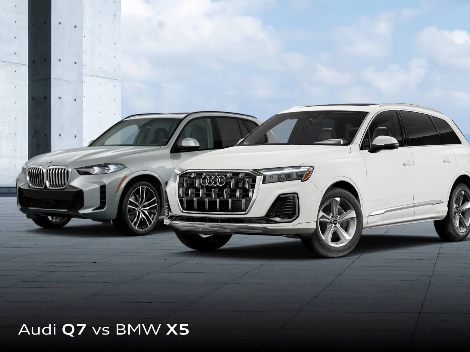 2026 BMW X5 vs Audi Q7 comparison