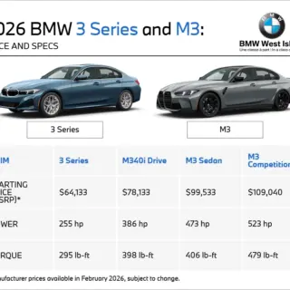 2026 BMW 3 Series And M3 Price And Specs BMW West Island