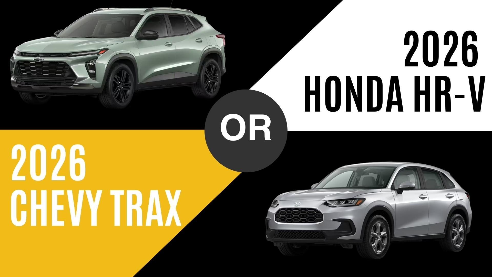 2026 Chevy Trax Vs Honda HR V Little Rock AR Crain Chevy