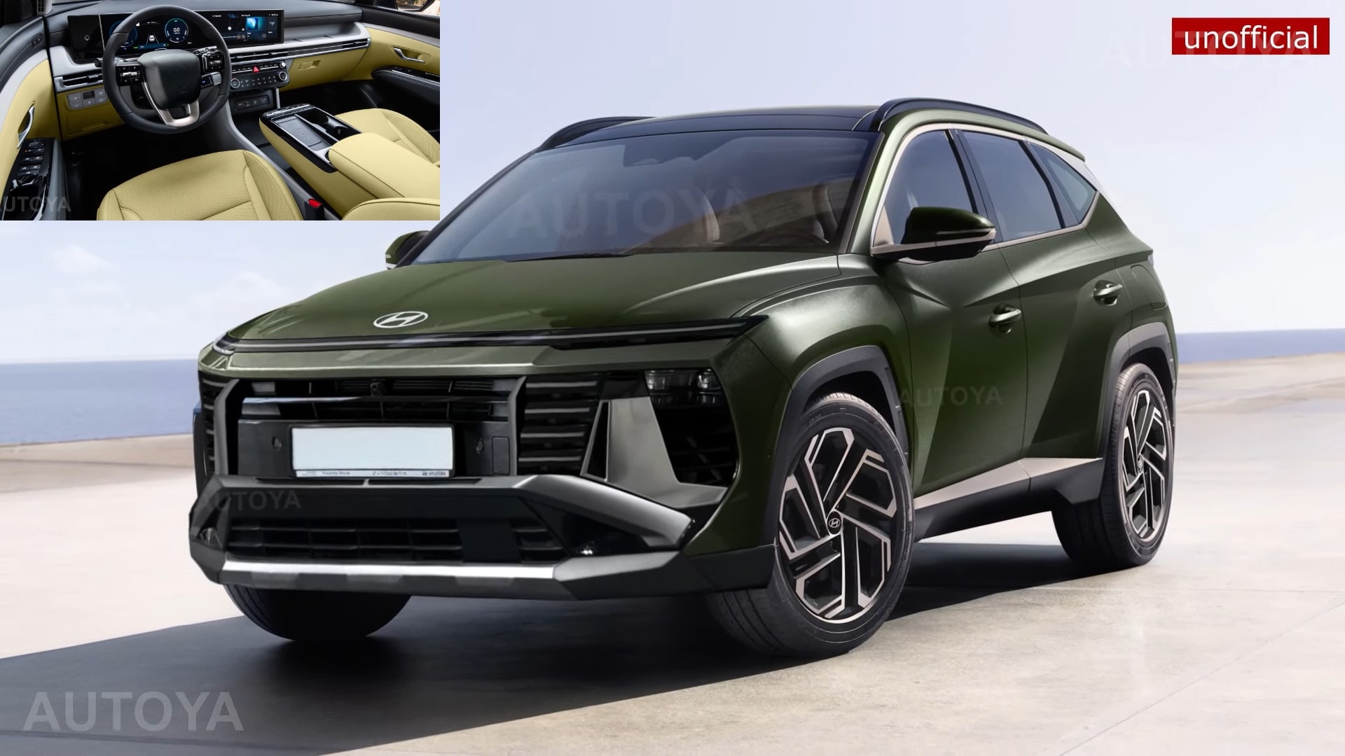 2026 Or 2027 Hyundai Tucson CUV Receives A Second Facelift Albeit Solely Across CGI Land Autoevolution