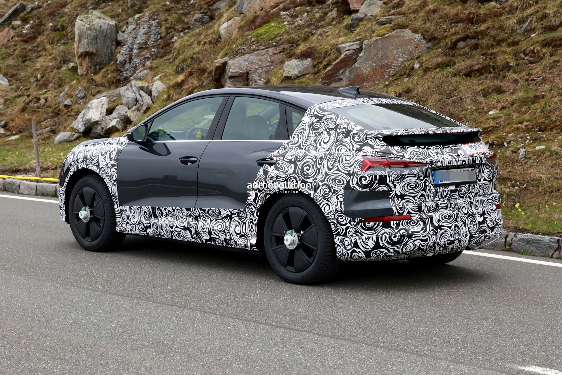 2027 Audi Q4 Sportback E tron Spied Flaunting Evolutionary Design Updates Autoevolution