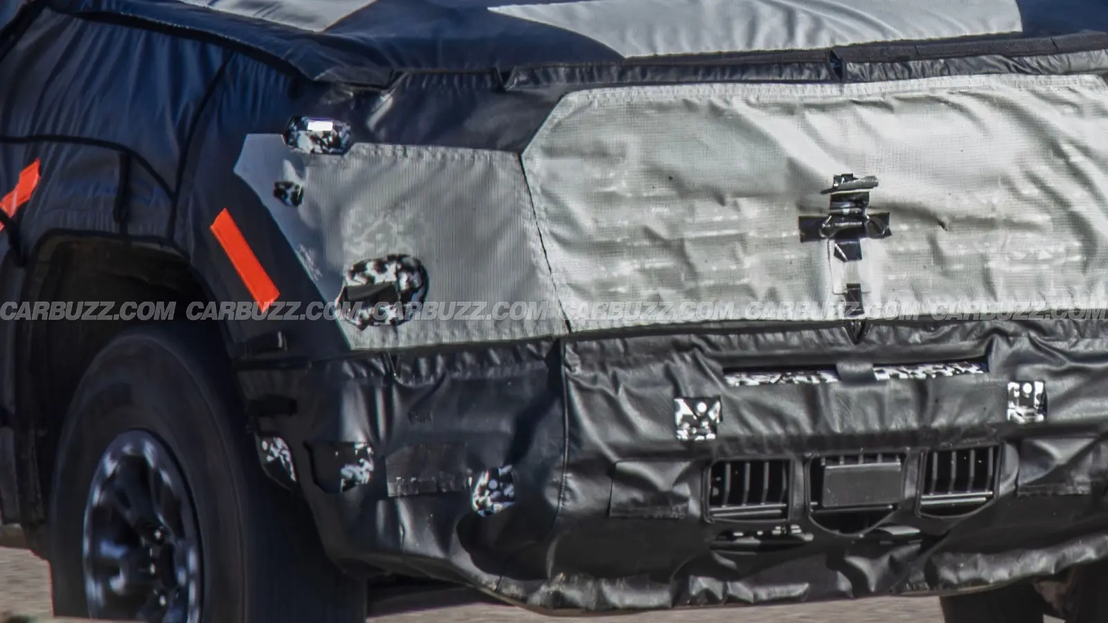 2027 GMC Sierra 1500 AT4X Spied Testing With Raptor Sized Tires