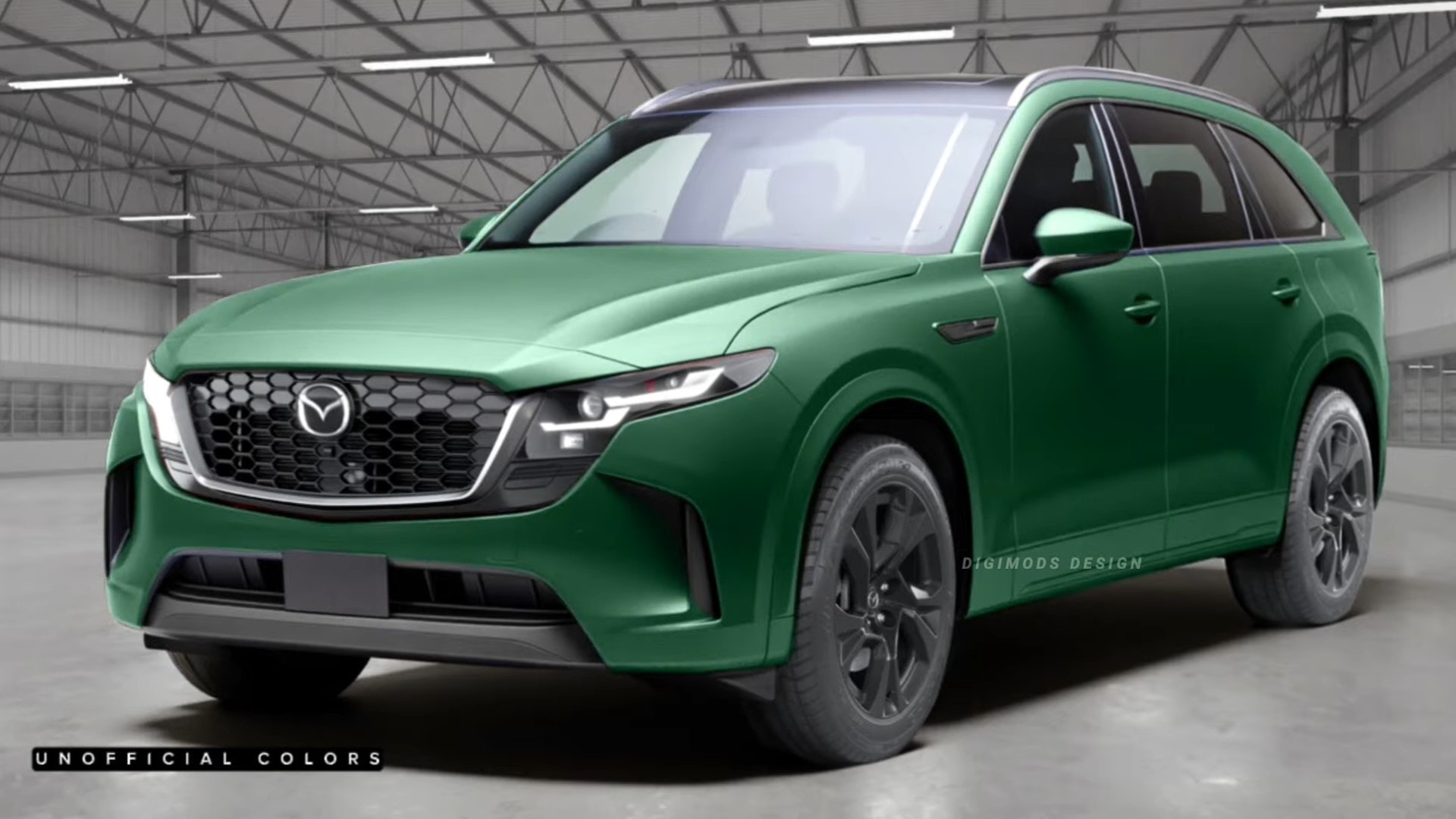 2027 Mazda CX 90 Three Row CUV Gets A Subtle Refresh Ritzier Hues Albeit Only Virtually Autoevolution