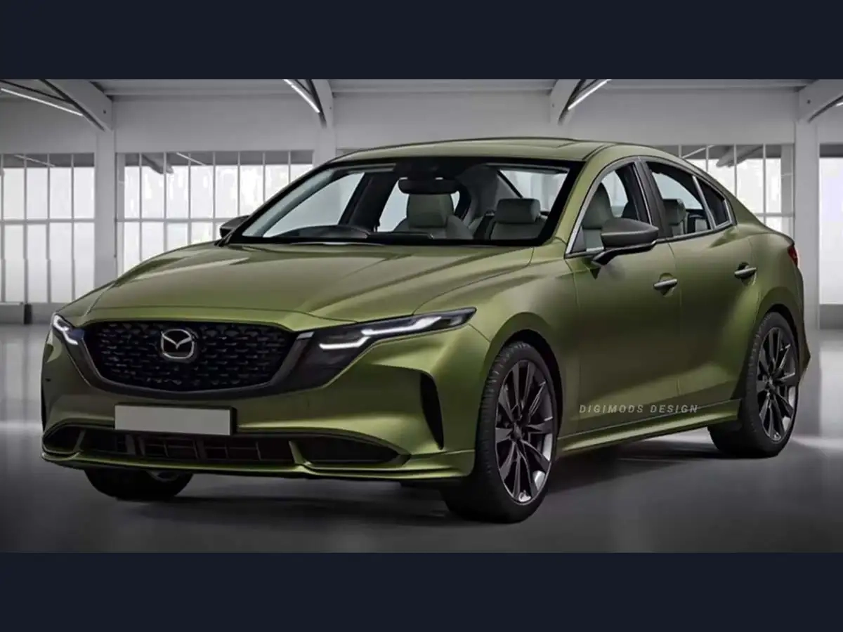 2027 Mazda3 Rendering Mazda s Only Proper Sedan Expected To Feature Skyactiv Z Engine