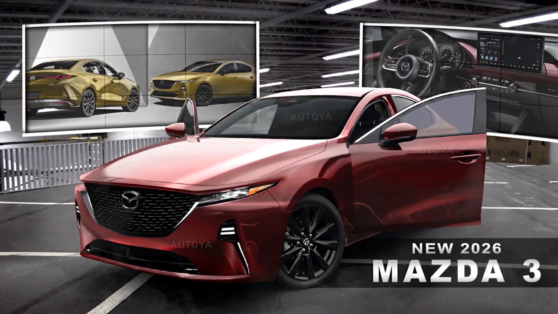 2027 Mazda3 Sedan Gets Much Needed Refresh Inside And Outside Though Only In Fantasy Land Autoevolution