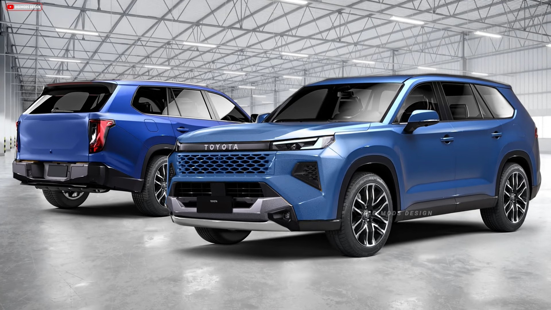 2027 Toyota Grand Highlander Gets Redesigned For A Bolder More Premium Look In CGI Land Autoevolution