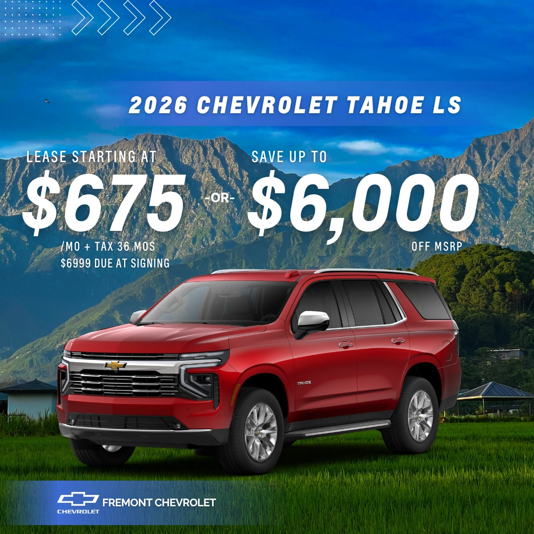 Chevrolet New Car Specials Fremont Chevrolet Dealer In Fremont CA