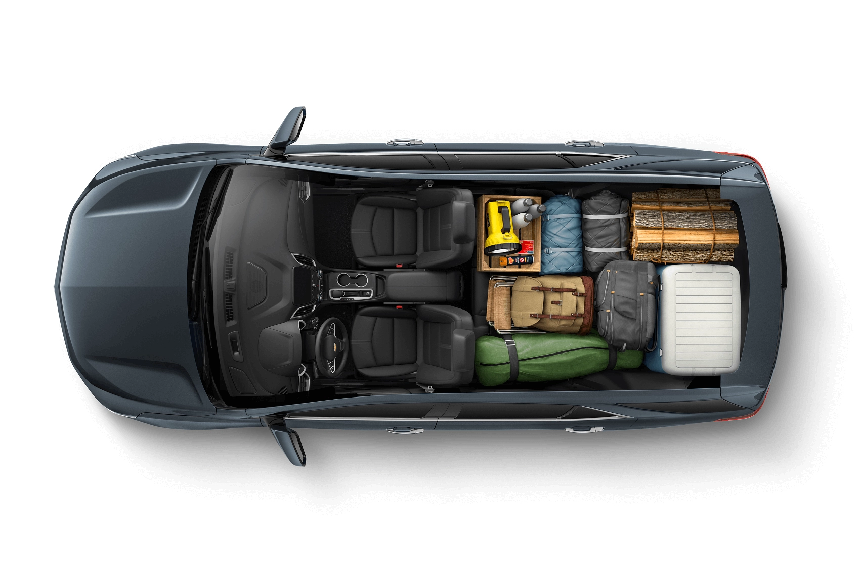 chevy equinox trunk space