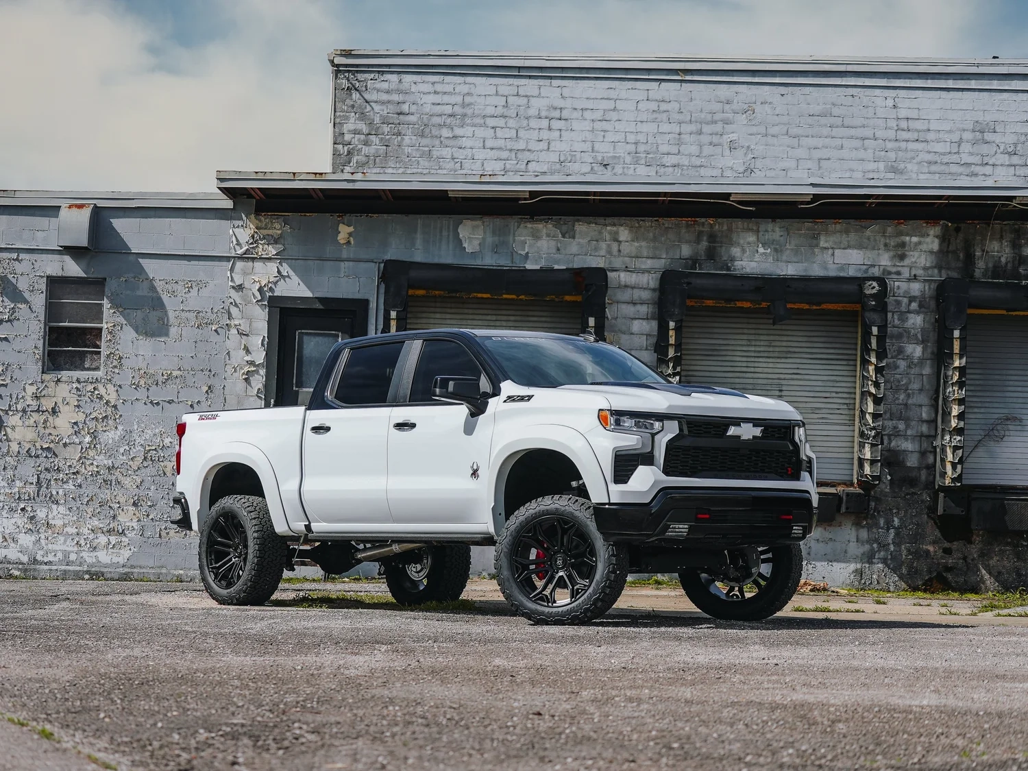 Chevy Silverado 1500 Black Widow Black Widow Lifted Trucks