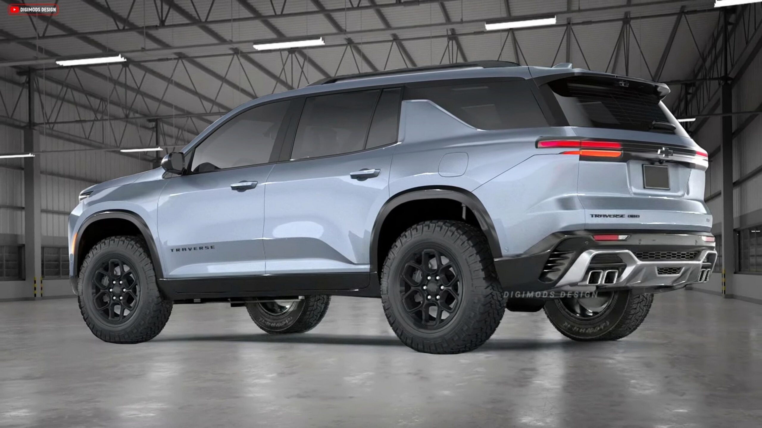 Chevy Traverse Virtually Puts On A New Face For The 2027 Model Year Autoevolution