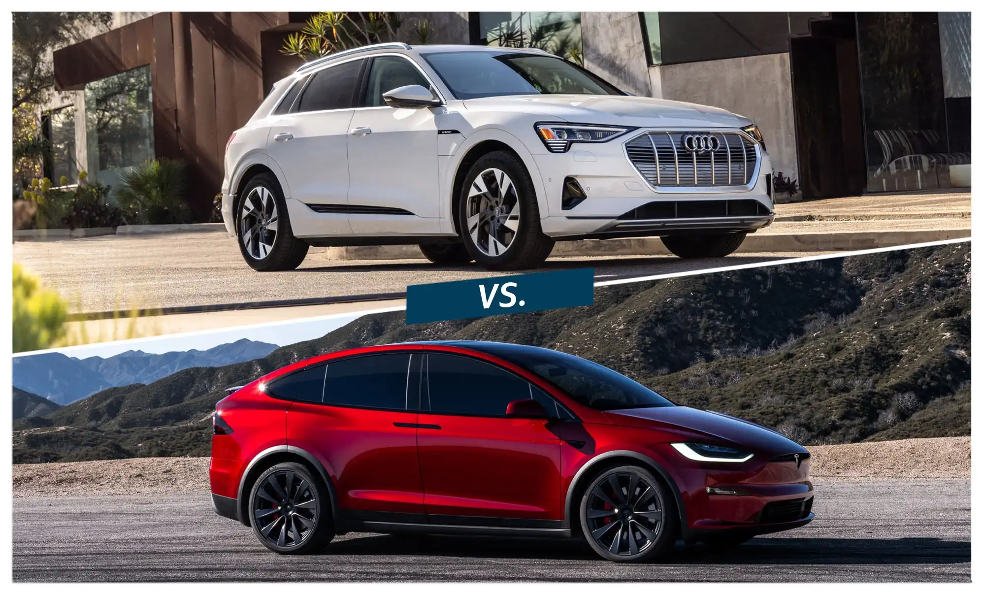 Compared 2023 Audi E tron Vs 2023 Tesla Model X Capital One Auto Navigator
