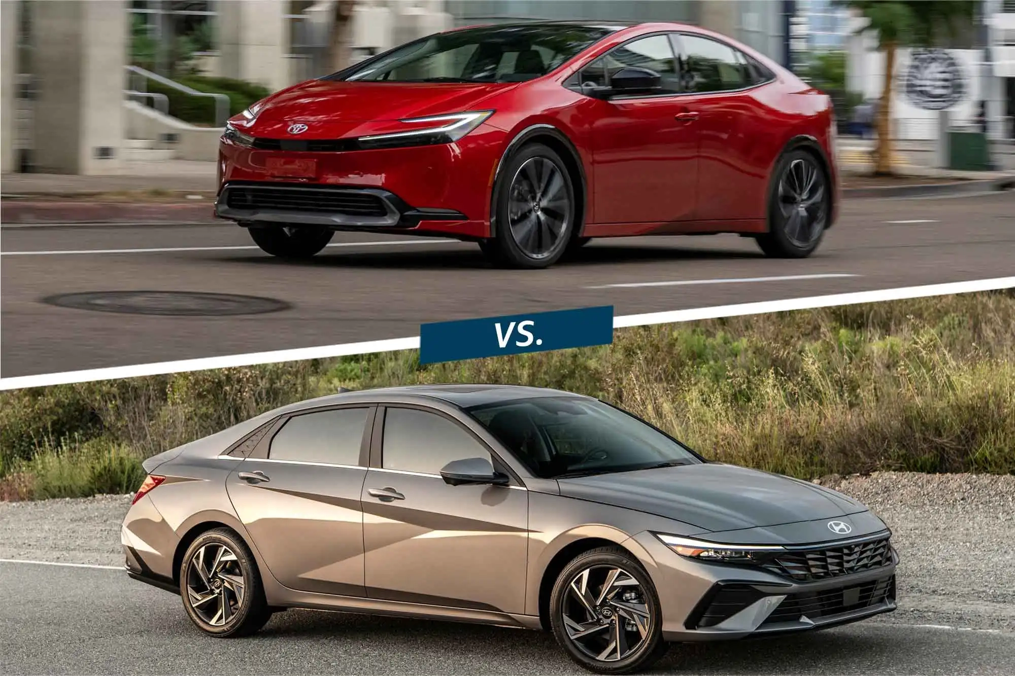 2026 Toyota Prius vs Hyundai Elantra hybrid