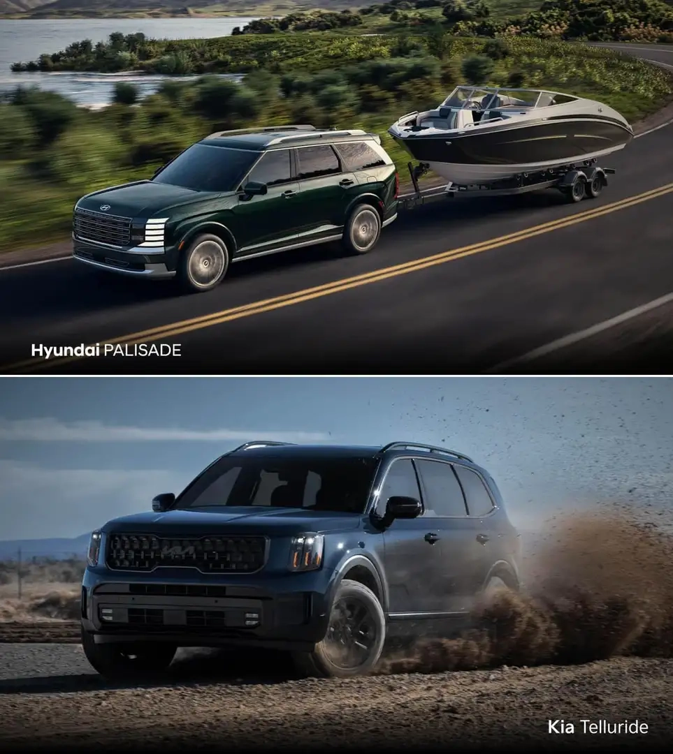 Hyundai Palisade vs Kia Telluride 2026
