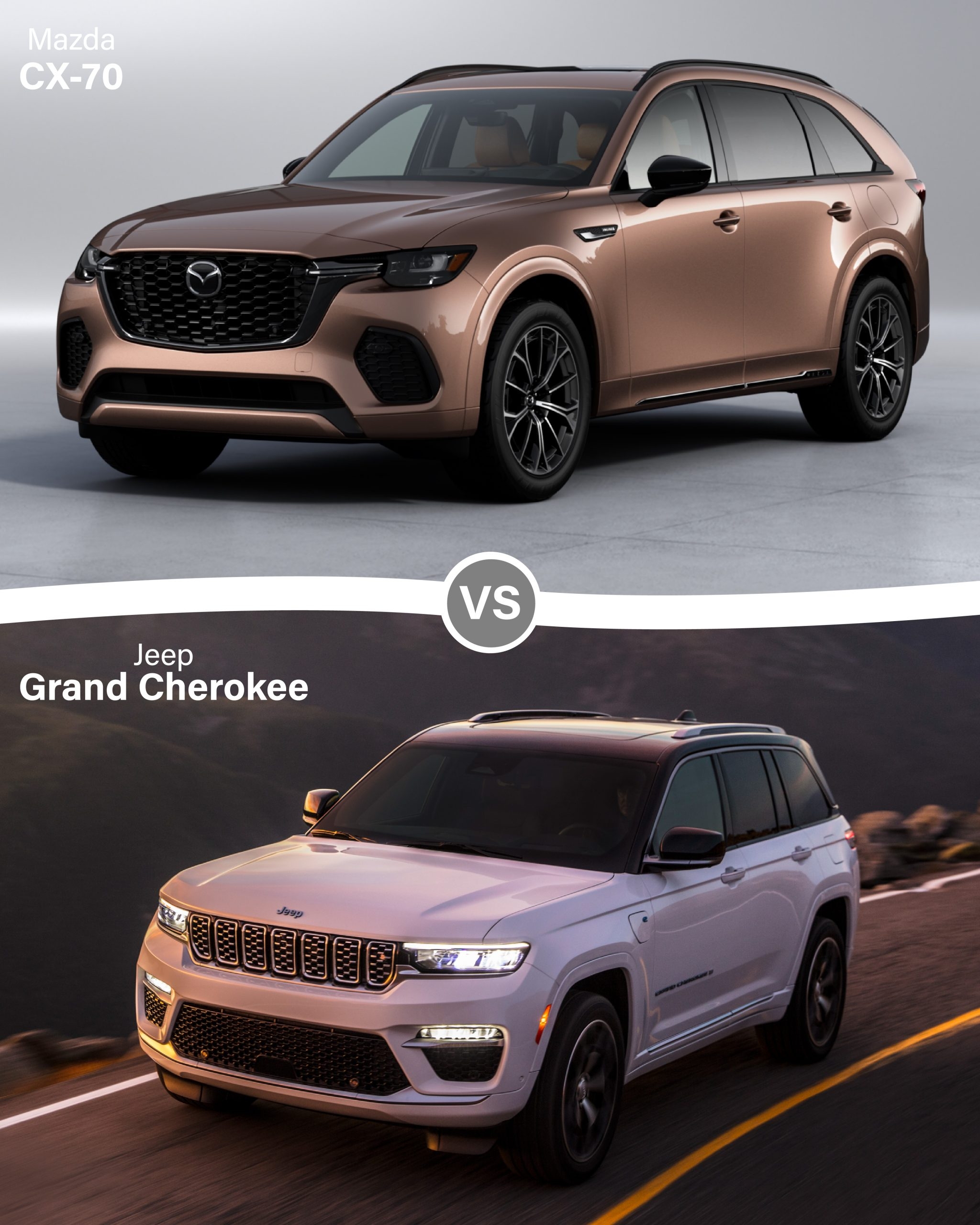 2026 Mazda CX-70 vs Jeep Grand Cherokee
