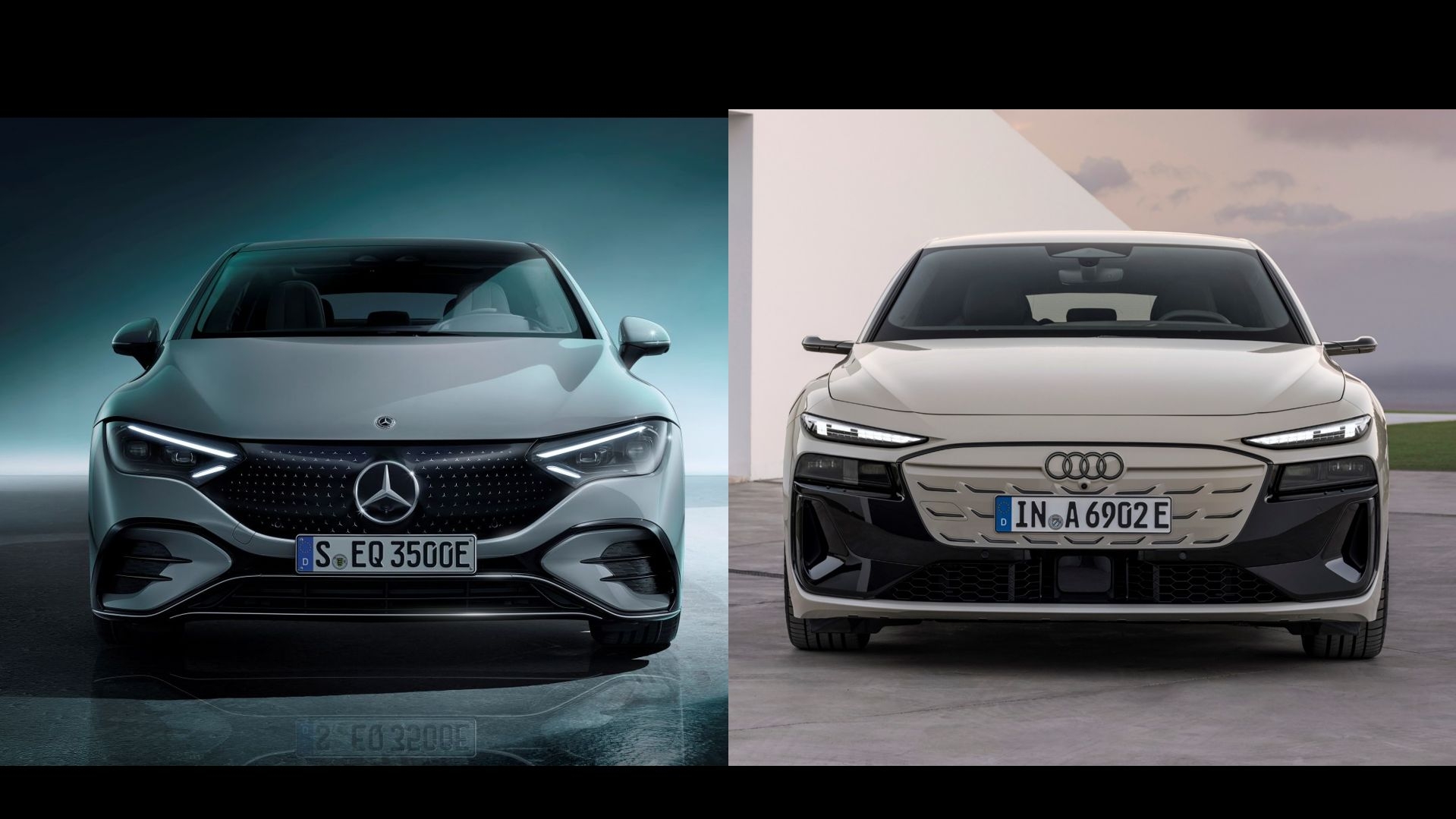 Mercedes EQE 350 Vs Audi A6 Etron JESMB