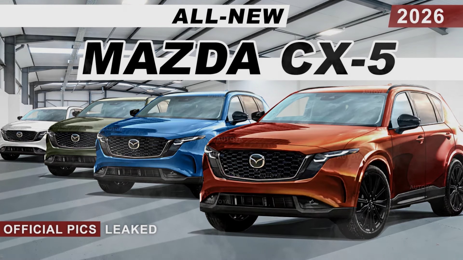 Next Gen 2026 Or 2027 Mazda CX 5 CUV Gets Rendered Based On Alleged First Picture Leak Autoevolution