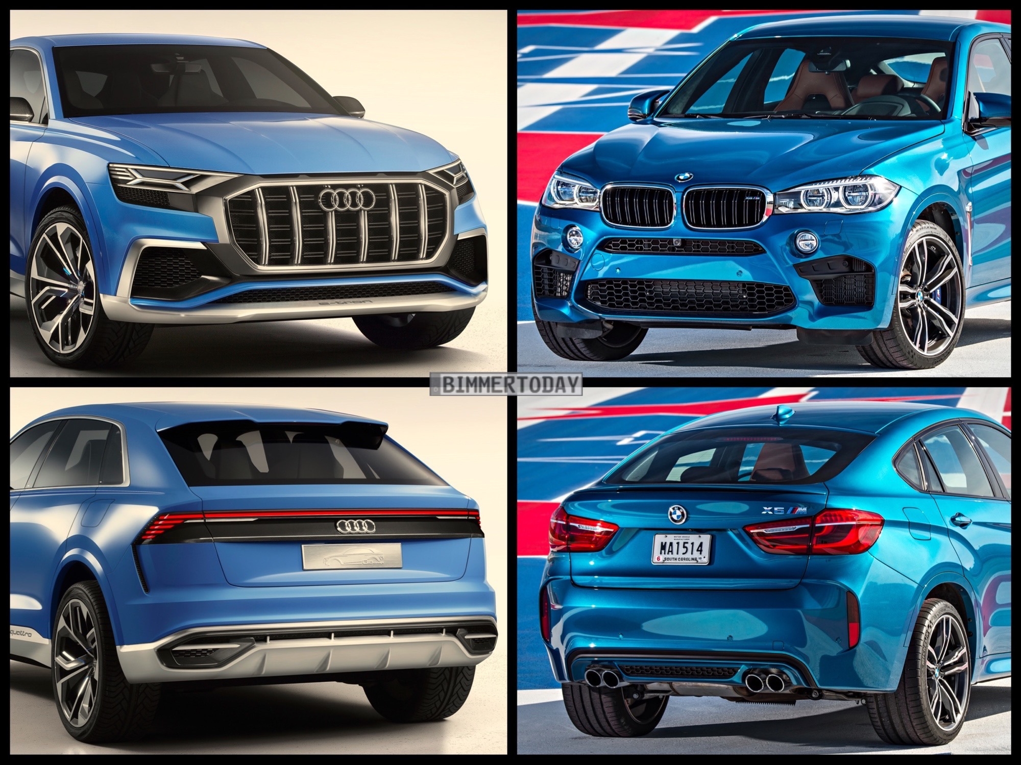 2026 Audi Q8 vs BMW X6