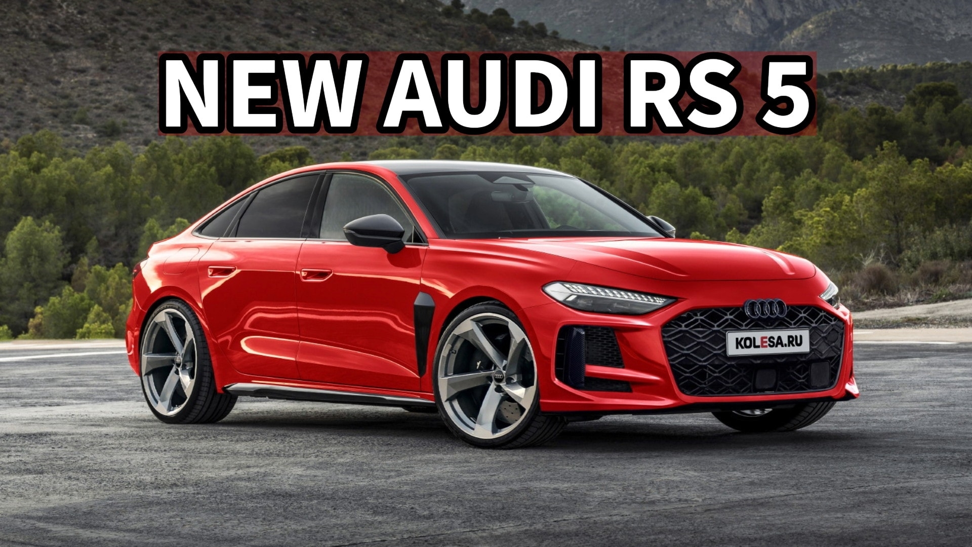 Rendering New 2026 Audi RS 5 Is Almost Ready To Open The BMW M3 Hunting Season Autoevolution