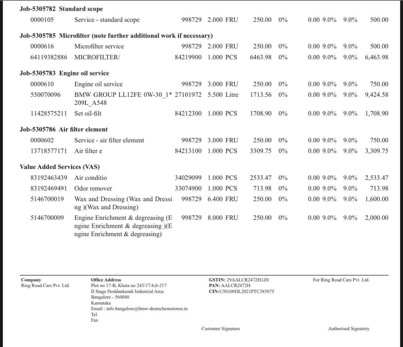2026 BMW X3 maintenance cost estimate