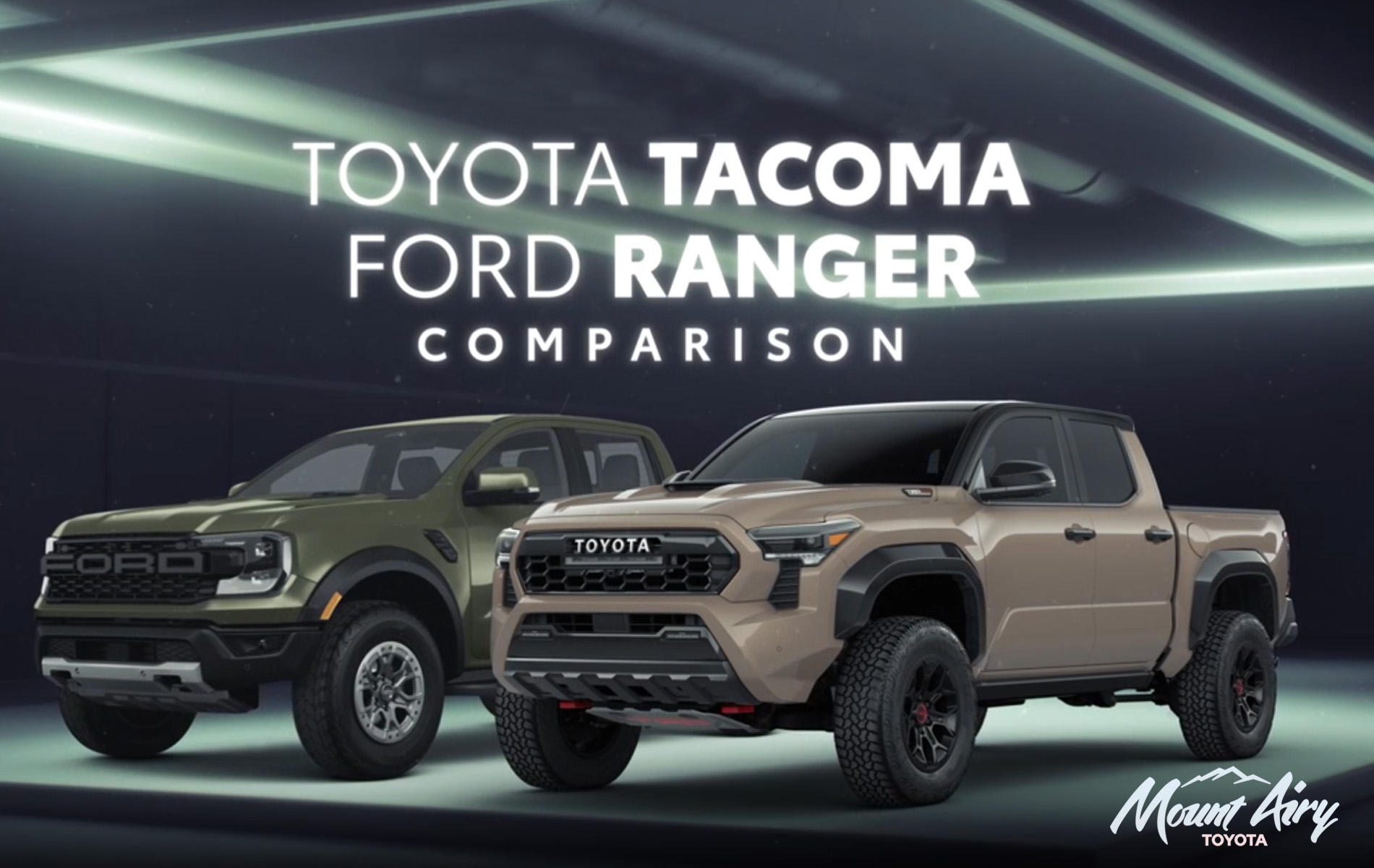2026 Toyota Tacoma vs Ford Ranger comparison