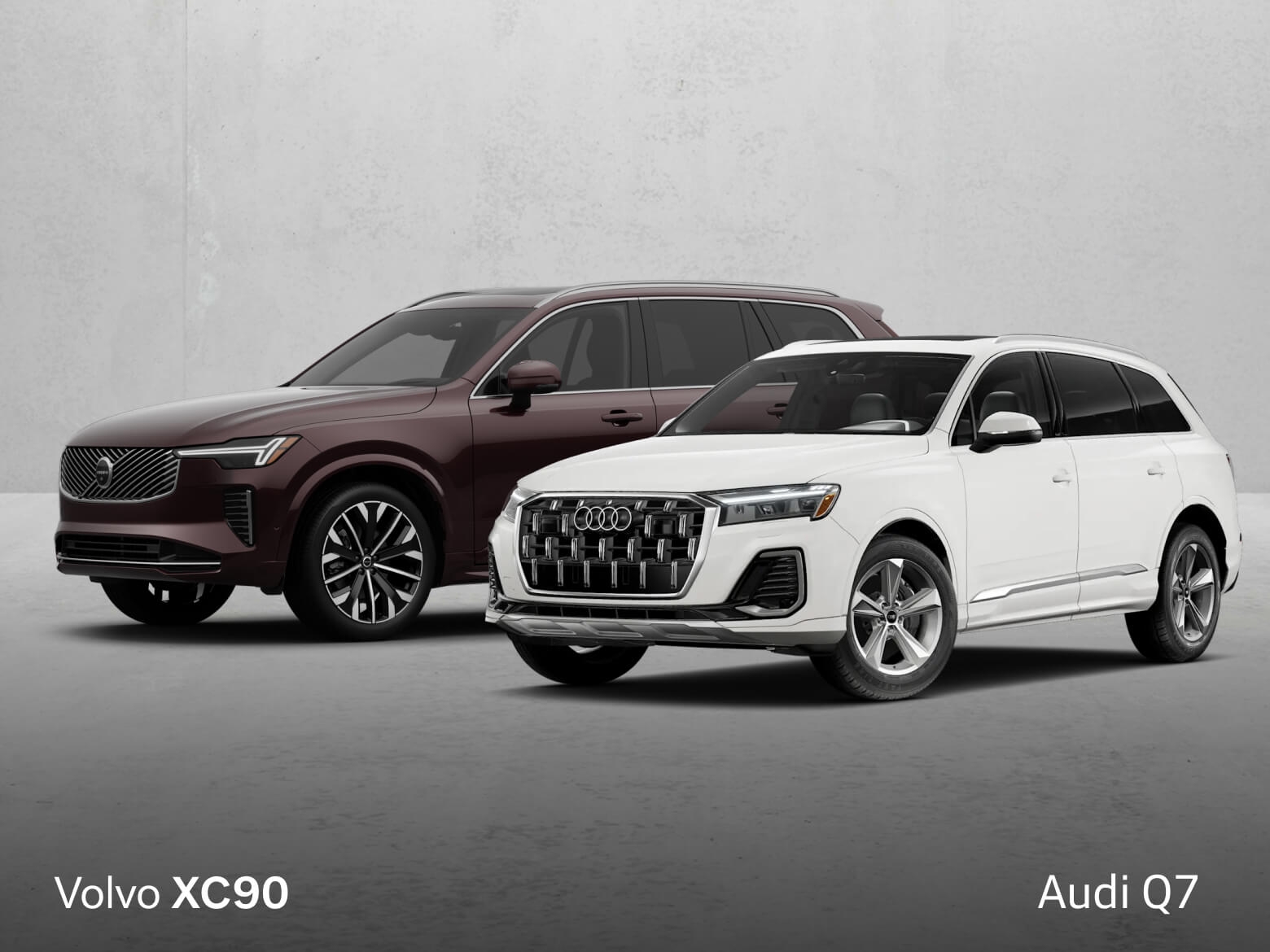 Volvo XC90 Vs Audi Q7 Specs Tech Performance